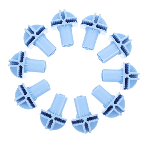 FONDOTIN 10 Stück Katzenkäfig-lenkrollen-Adapter Radverbinder Für Vogelkäfig Kunststoff-rollräder Zubehör Lenkrollen Sky- FONDOTIN 10 Stück Katzenkäfig-lenkrollen-Adapter Radverbinder Für Vogelkäfig Kunststoff-rollräder Zubehör Lenkrollen Sky- von FONDOTIN