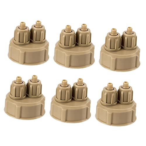 FONDOTIN 2 Sätze Co2-generator-kit Aquarium-rohrmessgerät Flaschenverschlüsse Grauer Abs-Kunststoff Für Luftdichte Aquariumreaktoren 6 Stück * 2 FONDOTIN 2 Sätze Co2-generator-kit Aquarium-rohrmessgerät Flaschenverschlüsse Grauer Abs-Kunststoff Für Luftdichte Aquariumreaktoren 6 Stück * 2 von FONDOTIN