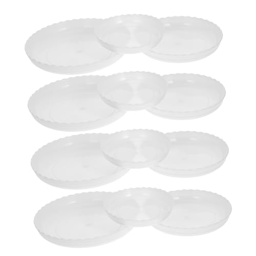 FONDOTIN 12 Stück Blumentopf Tablett Untertasse Abtropfschalen Für Topfpflanzen Pflanzenkabine Pflanzschalen Und Untersetzer Topfschalen Für Pflanzen Untersetzer Für Pflanzen Weiß Pp FONDOTIN 12 Stück Blumentopf Tablett Untertasse Abtropfschalen Für Topfpflanzen Pflanzenkabine Pflanzschalen Und Untersetzer Topfschalen Für Pflanzen Untersetzer Für Pflanzen Weiß Pp von FONDOTIN
