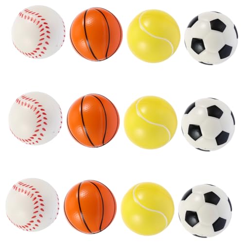 FONDOTIN Spielball für Haustiere 12-teiliges Hundeball-Set Robustes PU-Material Spaß zum Kauen und Greifen zufälliger Stil FONDOTIN Spielball für Haustiere 12-teiliges Hundeball-Set Robustes PU-Material Spaß zum Kauen und Greifen zufälliger Stil von FONDOTIN