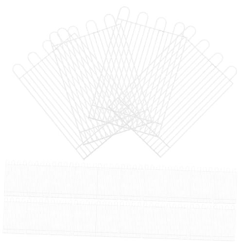 FONDOTIN 12 Stück Teiliges DIY Kleintier Freilaufgehege aus Robustem Sicherer Kleintierzaun für Hamster Eichhörnchen Reptilien Vielseitiges Spiel und Auslaufgehege Panels Weiß von FONDOTIN