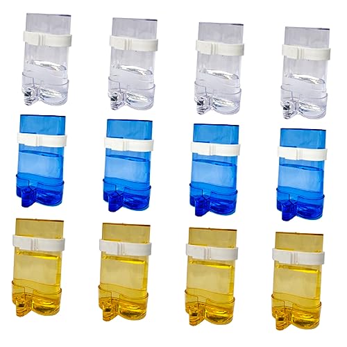 FONDOTIN Vogel-wasserspender-Flasche Automatischer Futterspender 12 Stück/Set Papagei-Wasser-futterspender Für Käfig Automatischer Wasser-futterspender Vogel FONDOTIN Vogel-wasserspender-Flasche Automatischer Futterspender 12 Stück/Set Papagei-Wasser-futterspender Für Käfig Automatischer Wasser-futterspender Vogel von FONDOTIN