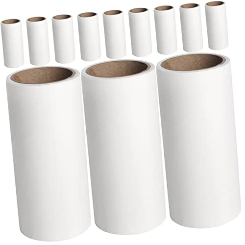FONDOTIN 12stücke Tierhaarrolle Tragbar Welpenhaarentferner Fusselrolle Haushaltsrolle Multifunktions-fusselentferner Entferner Lint Roller Haarentferner Für Und Sofas von FONDOTIN