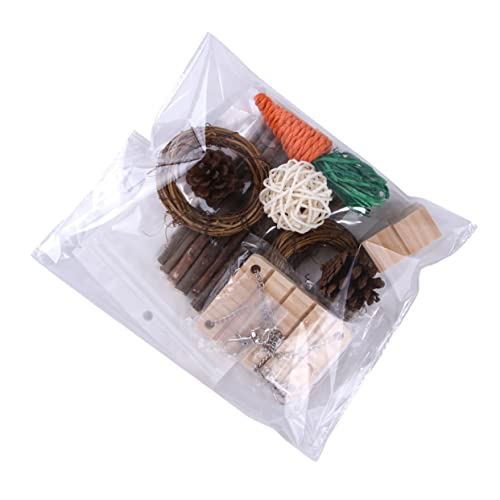 FONDOTIN 13stücke Teiliges Spielzeugset Für Kaninchen Und Kleintiere Verschleißfestes Kauspielzeug Aus Heu Für Gesunde Zähne Praktisches Zubehör Für Kaninchen Meerschweinchen Und FONDOTIN 13stücke Teiliges Spielzeugset Für Kaninchen Und Kleintiere Verschleißfestes Kauspielzeug Aus Heu Für Gesunde Zähne Praktisches Zubehör Für Kaninchen Meerschweinchen Und von FONDOTIN