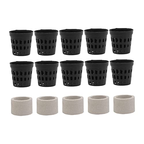 FONDOTIN 15 Stück Teiliges Set Wasserpflanzen Fixierungsringe für Aquarien Biokeramik Ringe mit Atmungsfunktion für Wasserpflanzen Dekoration und Pflege von FONDOTIN