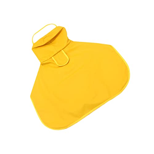 FONDOTIN 1Pc Haustier Hund Regenmantel Für Hunde Hundemäntel Wasserdichter Hunderegenmantel Hundewasserdichte Jacke Leichte Regenjacke Haustier Reflektierender Hoodie Wasserdichter Mantel von FONDOTIN