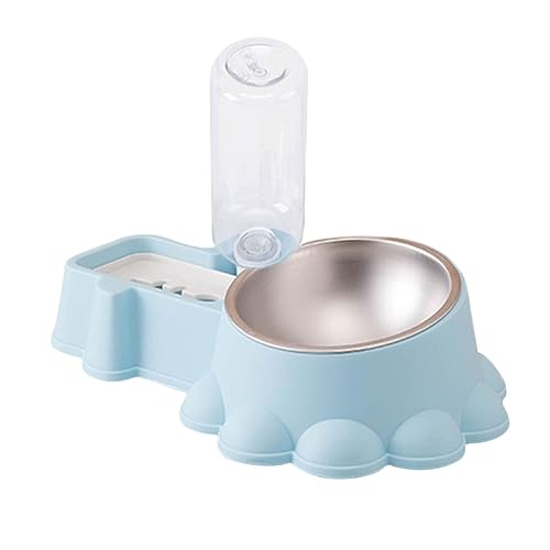 FONDOTIN 1satz Dekorativen Fressnäpfen Für Hunde Automatische Trink Und Futterstation Multifunktionale Katzennapf Für Haustiere Leicht Zu Reinigen von FONDOTIN