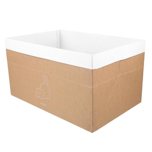 FONDOTIN 1Satz Katzenhaus Aus Strapazierfähigem Wellpapier Komfortables Kratzhaus Für Katzen Multifunktionales Katzenschlafbett Für Katzen Bis Kratzbrett Kleines FONDOTIN 1Satz Katzenhaus Aus Strapazierfähigem Wellpapier Komfortables Kratzhaus Für Katzen Multifunktionales Katzenschlafbett Für Katzen Bis Kratzbrett Kleines von FONDOTIN