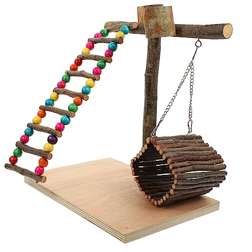 FONDOTIN Papagei Spielzeug Versorgung Vogel Spielständer Papagei Barsch Training Stand Desktop Training Vogel Spielzeug Für Nymphensittich FONDOTIN Papagei Spielzeug Versorgung Vogel Spielständer Papagei Barsch Training Stand Desktop Training Vogel Spielzeug Für Nymphensittich von FONDOTIN