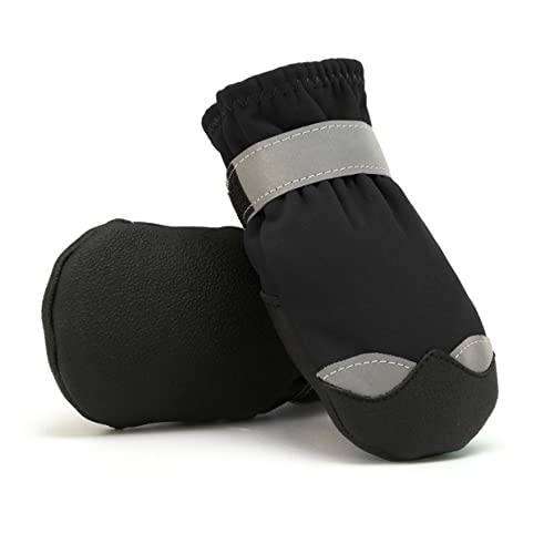 FONDOTIN 1Satz wasserdichte rutschfeste Hundestiefel Pfotenschutz Für Winterstiefel Mit Rutschfester Sohle Die Kälte Und Nässe FONDOTIN 1Satz wasserdichte rutschfeste Hundestiefel Pfotenschutz Für Winterstiefel Mit Rutschfester Sohle Die Kälte Und Nässe von FONDOTIN