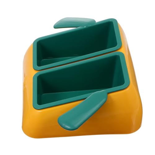 FONDOTIN 1Stk Fressnapf katzenfutter plastikschalen Haustierfutterbehälter Haustierwasserbehälter Haustierbedarfsgeschäft Katze hundefutter behälter Wassertrinkschale für Haustiere Green FONDOTIN 1Stk Fressnapf katzenfutter plastikschalen Haustierfutterbehälter Haustierwasserbehälter Haustierbedarfsgeschäft Katze hundefutter behälter Wassertrinkschale für Haustiere Green von FONDOTIN