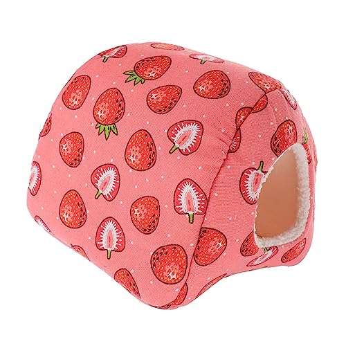 FONDOTIN Meerschweinchenbett Kuschelnest Weiches Schlafhaus Für Haustiere Warmes Nest Für Haustiere von FONDOTIN