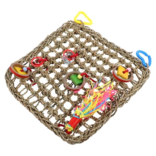 FONDOTIN Papagei- -Spielzeug Vogel-kletternetz Robustes Papagei-schaukel-Spielzeug Sicher Für Papageien Nymphensittiche Sittiche FONDOTIN Papagei- -Spielzeug Vogel-kletternetz Robustes Papagei-schaukel-Spielzeug Sicher Für Papageien Nymphensittiche Sittiche von FONDOTIN