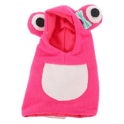 FONDOTIN 1Stk Papageienkleidung Plüsch-Hoodie Haustier-Outfits Kleider warme Hoodies Vogel Baumwollkleidung Vogel wärmende Kleidung Langen Schwanz Vögel Geschenk Haustier Vogel Fluganzug von FONDOTIN