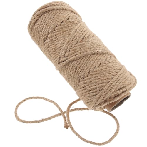 FONDOTIN 1Stk Vintage Schnur Kratzbaum gewebte Teppiche Pflanzendekor Jute-Teppich Katzenabriebseil multifunktionales DIY-Seil Weben Hanfseil Haustier Katze dekoratives Seil schmücken Sisal von FONDOTIN