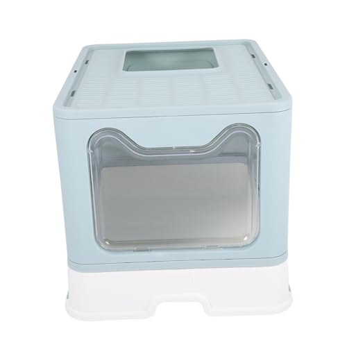 FONDOTIN 1Stück Faltbare Katzentoilette Mit Versiegeltem Design Große Katzenstreuschachtel Für Kätzchen Platzsparend Und Spritzfest Für Kleine Und Große Katzen Katzenbedarf FONDOTIN 1Stück Faltbare Katzentoilette Mit Versiegeltem Design Große Katzenstreuschachtel Für Kätzchen Platzsparend Und Spritzfest Für Kleine Und Große Katzen Katzenbedarf von FONDOTIN