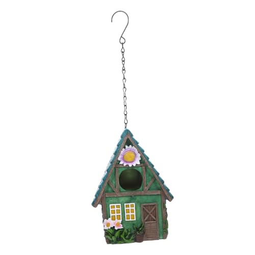 FONDOTIN 1Stück Vogelhaus Handgefertigte Deko Vogelhütte für Garten und Schlichtes und Design und Robust Bietet für Vögel von FONDOTIN