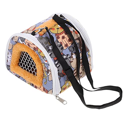 FONDOTIN Reisefreundliche Tragetasche Für Haustiere Mit Tiermotiven Für Hamster Eichhörnchen Chinchillas Und Beobachtungsfenster Inklusive FONDOTIN Reisefreundliche Tragetasche Für Haustiere Mit Tiermotiven Für Hamster Eichhörnchen Chinchillas Und Beobachtungsfenster Inklusive von FONDOTIN