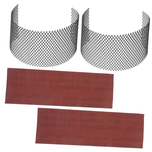 FONDOTIN 2 Sätze Schleifmatte Für Heimtrainer Zubehör Hamster Rad Radmatte Für Hamster Laufrad-trimmerleiste Laufrad-nagelstreifen Schleifstreifen Für Hamsterrad Laufradzubehör Sandpapier von FONDOTIN