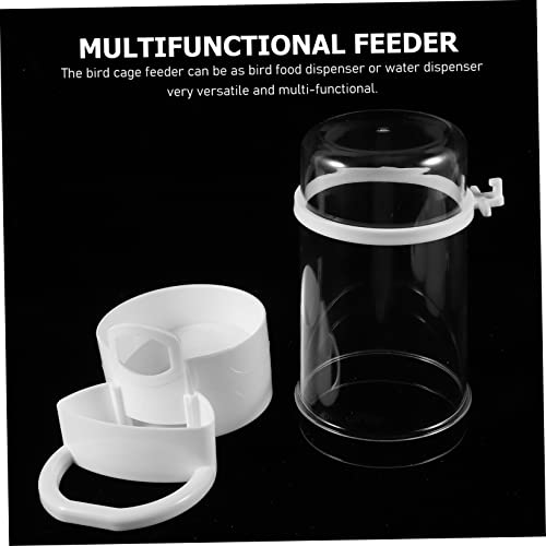 FONDOTIN 2 Stück Automatischer Vogelkäfig Futterspender Großer Futter und Wasserspender für Vögel Kontrollierte Abgabe Zeitsparend für Innenkäfige und Sittiche FONDOTIN 2 Stück Automatischer Vogelkäfig Futterspender Großer Futter und Wasserspender für Vögel Kontrollierte Abgabe Zeitsparend für Innenkäfige und Sittiche von FONDOTIN