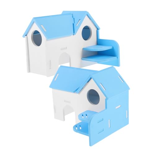 FONDOTIN 2 Stück Hamsterbett Verstecke Leiter Drinnen Party Villa Häuser Hütte Käfig Klettern Dekoratives Rattenversteck Ratten -versteck Empfindliches Hamsterversteck PVC FONDOTIN 2 Stück Hamsterbett Verstecke Leiter Drinnen Party Villa Häuser Hütte Käfig Klettern Dekoratives Rattenversteck Ratten -versteck Empfindliches Hamsterversteck PVC von FONDOTIN