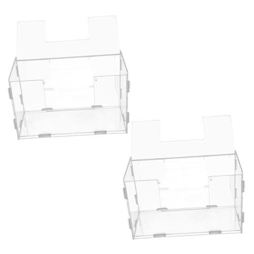 FONDOTIN 2 Stück Hasengrasständer Wurf Essen Ratte Vlies Heuhändler für Meerschweinchen Nuggets Hasen Futterständer Hasen Futterspender Futterrinne für Kaninchen Container Acryl Transparent FONDOTIN 2 Stück Hasengrasständer Wurf Essen Ratte Vlies Heuhändler für Meerschweinchen Nuggets Hasen Futterständer Hasen Futterspender Futterrinne für Kaninchen Container Acryl Transparent von FONDOTIN