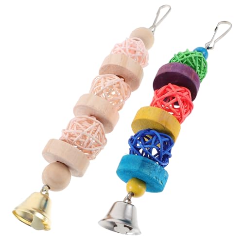 FONDOTIN 2stücke Papageien Kauspielzeug Für Vögel Molar Spielzeug Mit Verschluss Langlebig Und Beißfest Geeignet Für Vogelkäfige Mit Bunten Und Weißen Designs Für Wellensittiche Und FONDOTIN 2stücke Papageien Kauspielzeug Für Vögel Molar Spielzeug Mit Verschluss Langlebig Und Beißfest Geeignet Für Vogelkäfige Mit Bunten Und Weißen Designs Für Wellensittiche Und von FONDOTIN