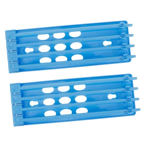 FONDOTIN 2 Stück Knöchelhalter Taubennest Ente liefert Taubenversorgung Taubenruhestand Hühnerstall muss Man haben Buchstabenpaare Ringe Ringbeinklemme Hühnerzubehör Taubenring Plastik Blue von FONDOTIN