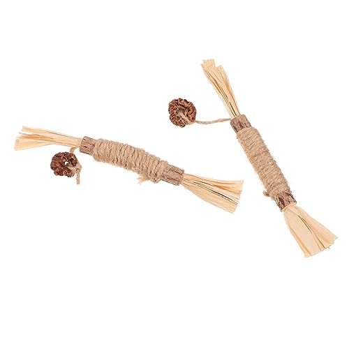 FONDOTIN 2 Stück Maomutianisches Polygonum- katzenzahnbürste für Katzen cat Toothbrush cat Toy Katzenminze Zähne silbernes Silvervine- kauen Polygonum Holz FONDOTIN 2 Stück Maomutianisches Polygonum- katzenzahnbürste für Katzen cat Toothbrush cat Toy Katzenminze Zähne silbernes Silvervine- kauen Polygonum Holz von FONDOTIN