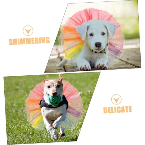 FONDOTIN 2stücke Hunde-Tutu Aus Tüll Für Kleine Hunde Tutu-hundekleidung Für Geburtstagspartys Rock Für Chihuahua-welpen Leichtes Und Atmungsaktives Material Mit Verstellbaren FONDOTIN 2stücke Hunde-Tutu Aus Tüll Für Kleine Hunde Tutu-hundekleidung Für Geburtstagspartys Rock Für Chihuahua-welpen Leichtes Und Atmungsaktives Material Mit Verstellbaren von FONDOTIN