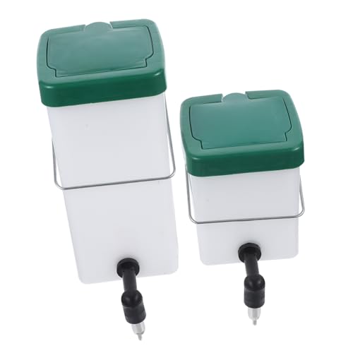 FONDOTIN 2 Stück Teiliges Kaninchen Trinkflasche und Auslaufsichere Hasen Wasserspender mit Glatter Oberfläche Langlebig Leicht zum Aufhängen im Käfig Geeignet Sichere Trinkflasche für von FONDOTIN