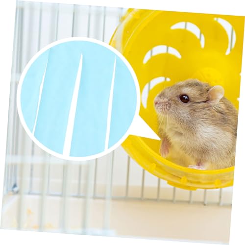 FONDOTIN 2 Stück Teiliges Kleintierzelt Haus für Hamster Meerschweinchen und Kaninchen Kratzfestes Versteck Multifunktional als Hängematte und Rückzugsort Platzsparend und Hellblau von FONDOTIN