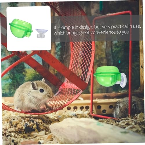 FONDOTIN 2 Stück Teiliges Reptilien Futter und Wasserschale mit Saugnapf Futterspender für Echsen und Geckos rutschfest und Sicher für Terrarien und Reptilienpflege von FONDOTIN