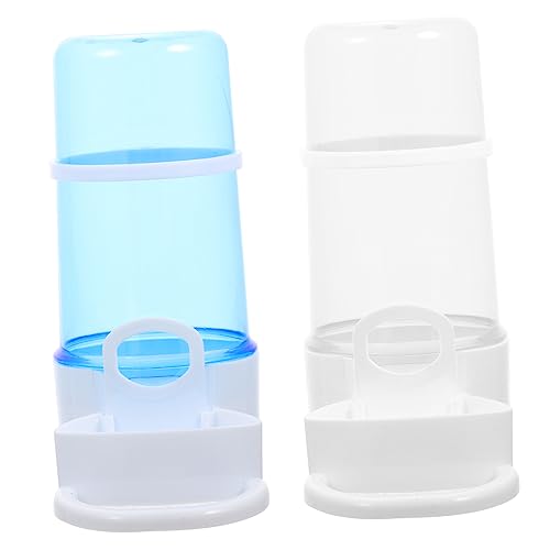 FONDOTIN 2 Stück Vogelfutterspender Automatischer Futter und Wasserspender für Vögel aus Langlebigem Bissfestem für Papageien und Vogelkäfige Praktisch und Robust von FONDOTIN