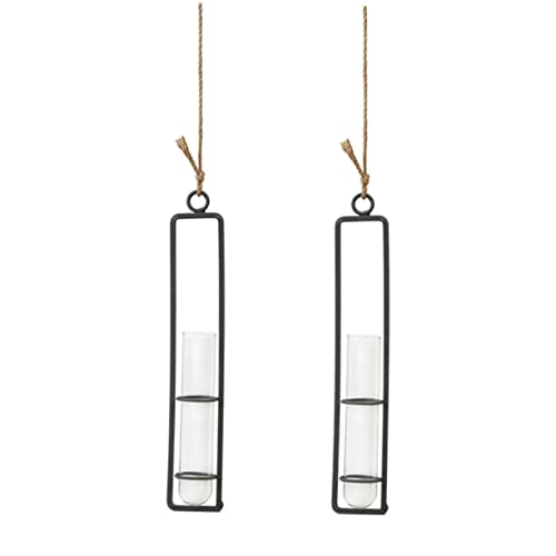 FONDOTIN 2stücke Hängende Blumentöpfe Aus Eisen Und Glas Robuste Pflanzgefäße Für Blumen Oder Grünpflanzen Als Zimmerdeko Oder Gartenaccessoire FONDOTIN 2stücke Hängende Blumentöpfe Aus Eisen Und Glas Robuste Pflanzgefäße Für Blumen Oder Grünpflanzen Als Zimmerdeko Oder Gartenaccessoire von FONDOTIN