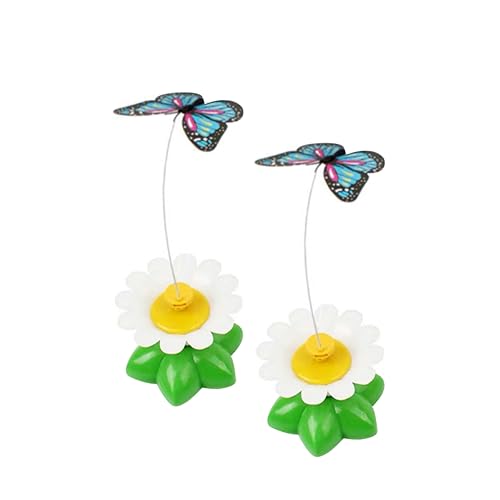 FONDOTIN 2stücke Elektronische Katzenangel Mit Rotierenden Blumen Automatisches Spielzeug Für Katzen Lustiges Teasing Mischfarben Für Zuhause Interaktives Katzenspielzeug FONDOTIN 2stücke Elektronische Katzenangel Mit Rotierenden Blumen Automatisches Spielzeug Für Katzen Lustiges Teasing Mischfarben Für Zuhause Interaktives Katzenspielzeug von FONDOTIN