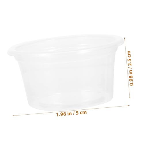 FONDOTIN 20 Stück Teiliges Transparentes Reptiliennapf Kleine Wasserschalen mit Tiefem Design Langlebig und Praktisch Geeignet für Schildkröten Geckos Schlangen Echsen und Andere FONDOTIN 20 Stück Teiliges Transparentes Reptiliennapf Kleine Wasserschalen mit Tiefem Design Langlebig und Praktisch Geeignet für Schildkröten Geckos Schlangen Echsen und Andere von FONDOTIN