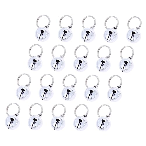 FONDOTIN 20Stücke Dekorative Katzenglocken Multifunktionale Katzen Und Welpenglocken Silberne Glocken Für Haustiere Für Zubehör FONDOTIN 20Stücke Dekorative Katzenglocken Multifunktionale Katzen Und Welpenglocken Silberne Glocken Für Haustiere Für Zubehör von FONDOTIN