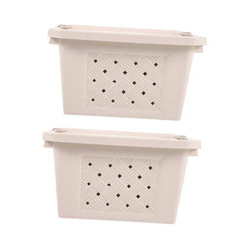 FONDOTIN 2Er-Packung Hamster-Transportbox Spender Mini tragbar Stock Plattform Hamster transportbox Hamster zubehör Haustierkäfig im Freien Kleiner Haustierträger Hamsterkäfig Plastik Beige FONDOTIN 2Er-Packung Hamster-Transportbox Spender Mini tragbar Stock Plattform Hamster transportbox Hamster zubehör Haustierkäfig im Freien Kleiner Haustierträger Hamsterkäfig Plastik Beige von FONDOTIN