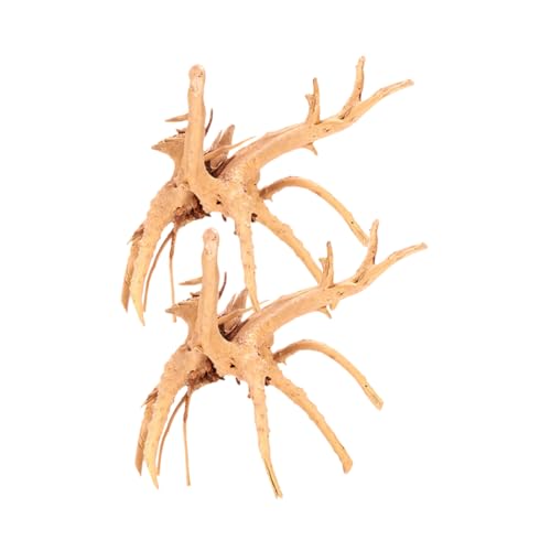 FONDOTIN 2St Dekoration aus dunklem Holz Aufblasgerät hohl Kupplung Anhänger Wärmer Holz zierleisten aquariumdekoration Treibholz-Aquarium- Treibholz für Aquarien Rhododendron Khaki FONDOTIN 2St Dekoration aus dunklem Holz Aufblasgerät hohl Kupplung Anhänger Wärmer Holz zierleisten aquariumdekoration Treibholz-Aquarium- Treibholz für Aquarien Rhododendron Khaki von FONDOTIN