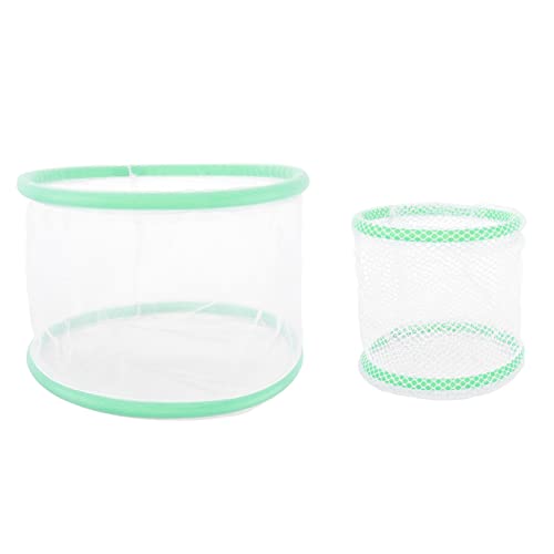 FONDOTIN 2stücke Aquarium Isolation Net Für Fischzucht Netzhatchery Und Inkubator Für Guppys Und Andere Zierfische Große Öffnung Installieren Schützt Fischbrut Sicher von FONDOTIN