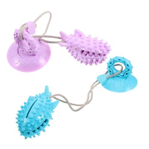 FONDOTIN Dog Interactive Leaky 2er-Pack Interaktiver Leckerli-Spender Hundespielzeug Hundefutter-spenderspielzeug FONDOTIN Dog Interactive Leaky 2er-Pack Interaktiver Leckerli-Spender Hundespielzeug Hundefutter-spenderspielzeug von FONDOTIN