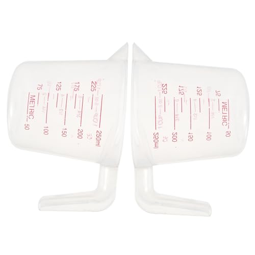 FONDOTIN Essential Vogel-futterbecher-Set 2-teilig Papageien-futterbecher Messbecher Für Vögel 250 Ml von FONDOTIN
