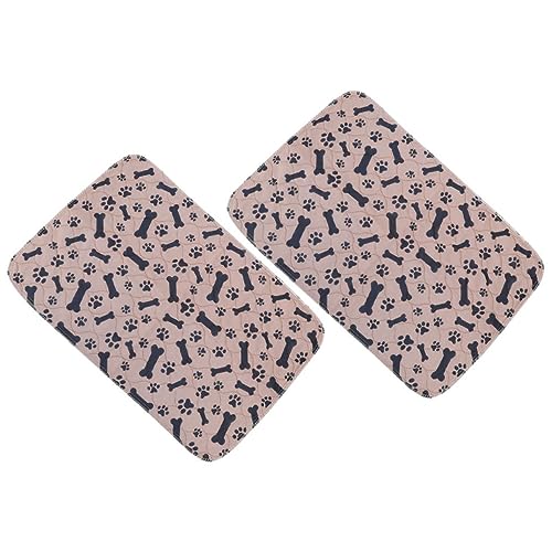 FONDOTIN 2St pet pinkelmatte wasserspender für Hunde Hundespielzeug Hundeunterlage Welpen Pads Windeln Dog Pee Pads wasserdichte Urinmatte Pet Pee Pads waschbar Hunde-PIPI-Pad Stoff FONDOTIN 2St pet pinkelmatte wasserspender für Hunde Hundespielzeug Hundeunterlage Welpen Pads Windeln Dog Pee Pads wasserdichte Urinmatte Pet Pee Pads waschbar Hunde-PIPI-Pad Stoff von FONDOTIN