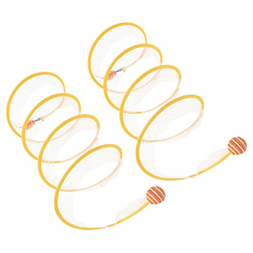 FONDOTIN 2Stücke Faltbares Kätzchen Tunnelspielzeug Interaktives Kratzspielzeug Für Katzen Und Zufällig Mit Jute Ball FONDOTIN 2Stücke Faltbares Kätzchen Tunnelspielzeug Interaktives Kratzspielzeug Für Katzen Und Zufällig Mit Jute Ball von FONDOTIN