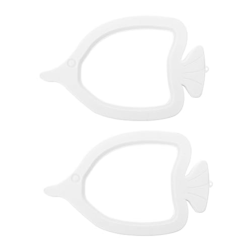 FONDOTIN 2Stücke Floating Fish Feeding Rings for Aquariums Convenient Feeding Device for Tropical Fish Easy Installation with Suction Cup for Flake Food FONDOTIN 2Stücke Floating Fish Feeding Rings for Aquariums Convenient Feeding Device for Tropical Fish Easy Installation with Suction Cup for Flake Food von FONDOTIN