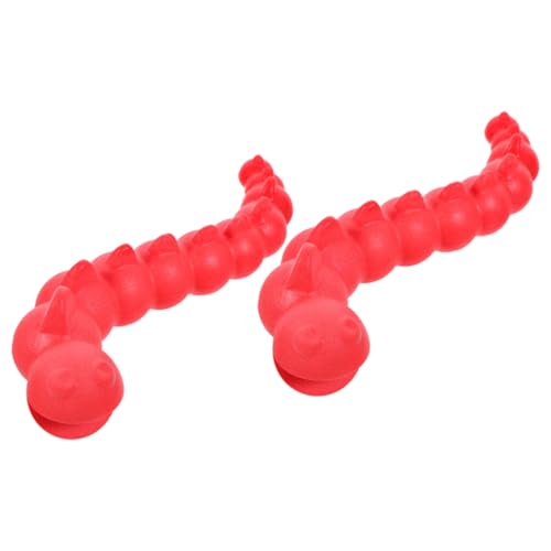 FONDOTIN 2Stücke Form Raupe Kauspielzeug Für Kleine Molarspielzeug Zur Zahnpflege Und Beschäftigung Für Welpen FONDOTIN 2Stücke Form Raupe Kauspielzeug Für Kleine Molarspielzeug Zur Zahnpflege Und Beschäftigung Für Welpen von FONDOTIN