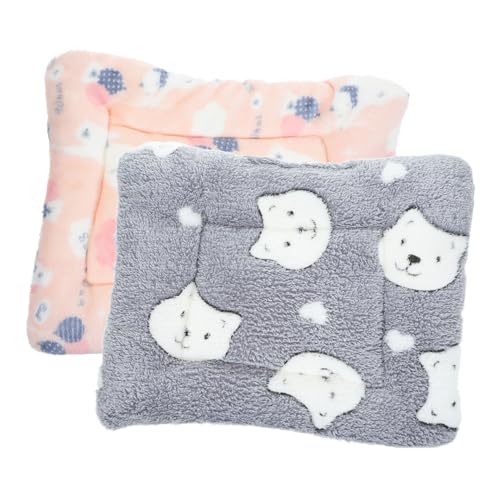FONDOTIN 2Stücke Haustier Schlafmatte Weiche für Kleine Meerschweinchen und Hamster Waschbar für Wintermonate Pinkem Design FONDOTIN 2Stücke Haustier Schlafmatte Weiche für Kleine Meerschweinchen und Hamster Waschbar für Wintermonate Pinkem Design von FONDOTIN