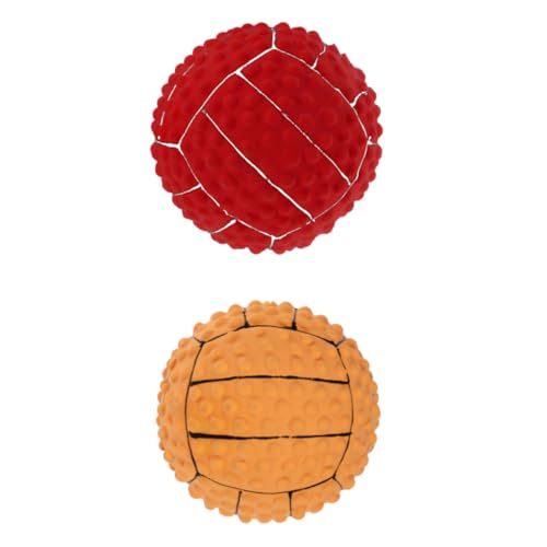 FONDOTIN 2Stücke Kauspielzeug Aus Bissfestes Volleyball Form Interaktives Molar Toy Für Fördert Zahnpflege Und Beschäftigung Für Kleine Und Mittlere FONDOTIN 2Stücke Kauspielzeug Aus Bissfestes Volleyball Form Interaktives Molar Toy Für Fördert Zahnpflege Und Beschäftigung Für Kleine Und Mittlere von FONDOTIN
