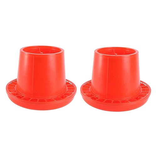 FONDOTIN 2Stücke Küken Futtereimer für Praktische Fütterungslösung für Geflügel und Wachteln Langlebig Reinigen für Hobbyzüchter FONDOTIN 2Stücke Küken Futtereimer für Praktische Fütterungslösung für Geflügel und Wachteln Langlebig Reinigen für Hobbyzüchter von FONDOTIN